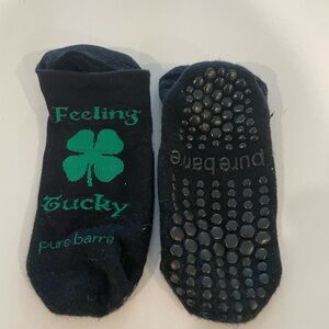 Pure Barre St. Patrick’s day socks